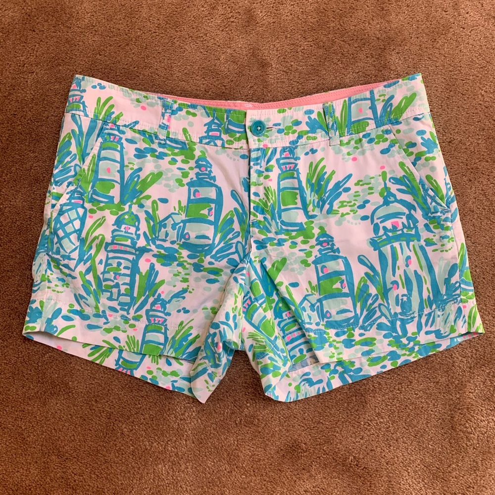 Lilly Pulitzer Callahan Shorts in High Beams sz 10